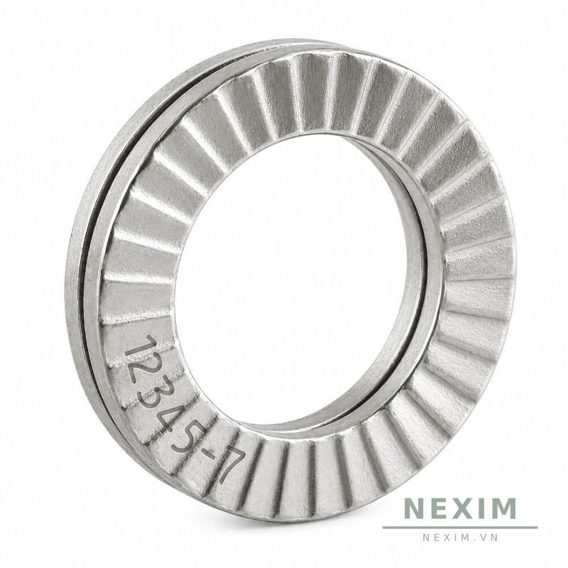 Vòng Đệm Khóa Nêm (Wedge-Lock) — Dòng phổ thông DIN 25201 — Inox 304 (A2) — M10 — NEMA2-M10
