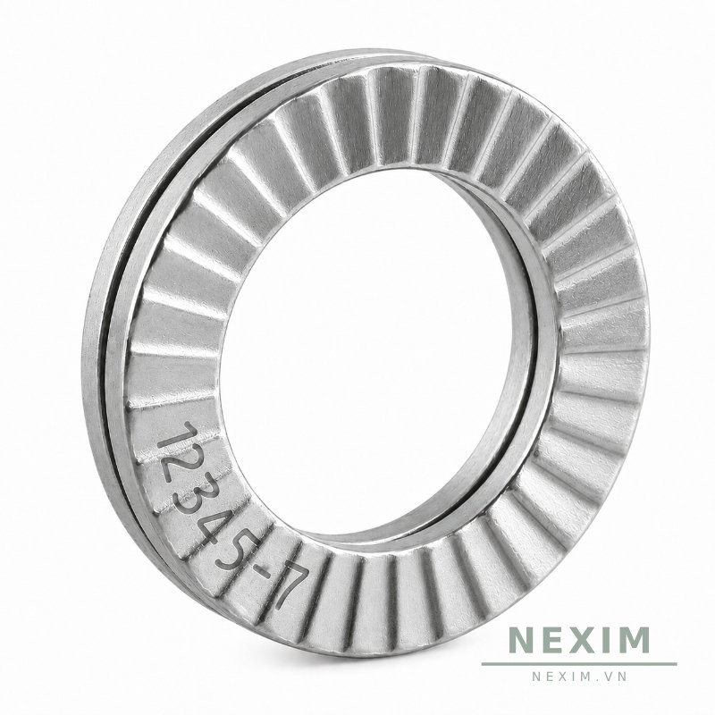 Vòng Đệm Khóa Nêm (Wedge-Lock) — Dòng phổ thông DIN 25201 — Inox 316 (A4) — M12 — NEMA4-M12